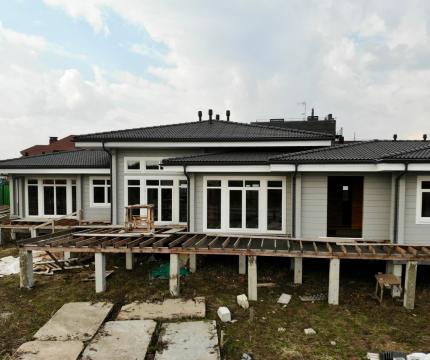 Дом из клееного бруса Рузский район – строительство под ключ по выгодной цене в  | Кадрин