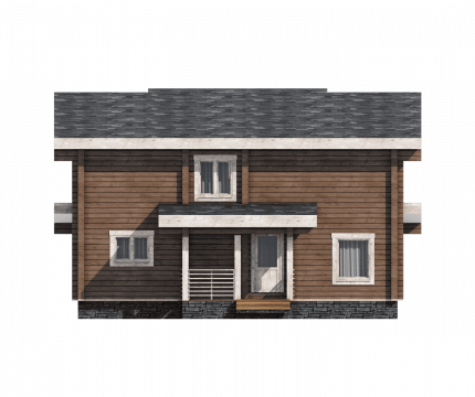 Дом из клееного бруса Монреаль-I – строительство под ключ по выгодной цене в  | Кадрин
